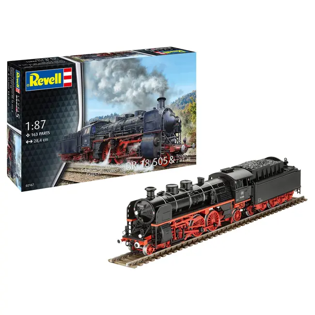 Macheta locomotiva express  BR 18 505 cu Tender 2'3' T38 VRNRV02167