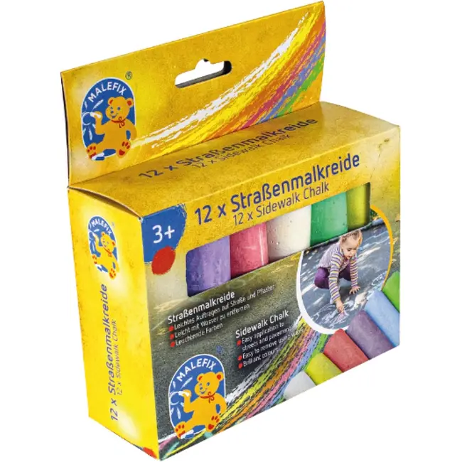 Malefix creta colorata pentru asfalt 12 buc VRNPX45020002