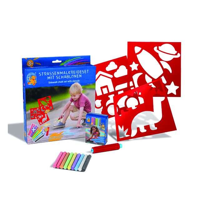 Malefix creta colorata pentru asfalt Set Adventura VRNPX45020008