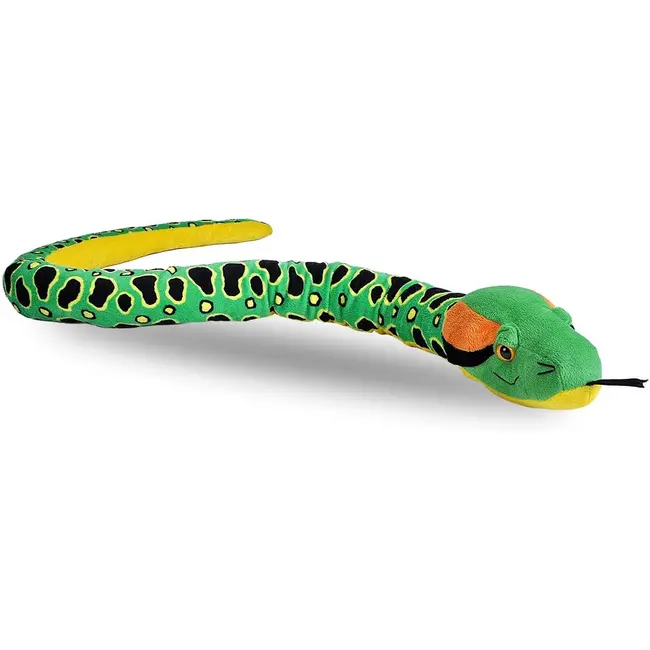 Sarpe anaconda verde inchis- jucarie plus wild republic 137 cm wr89089