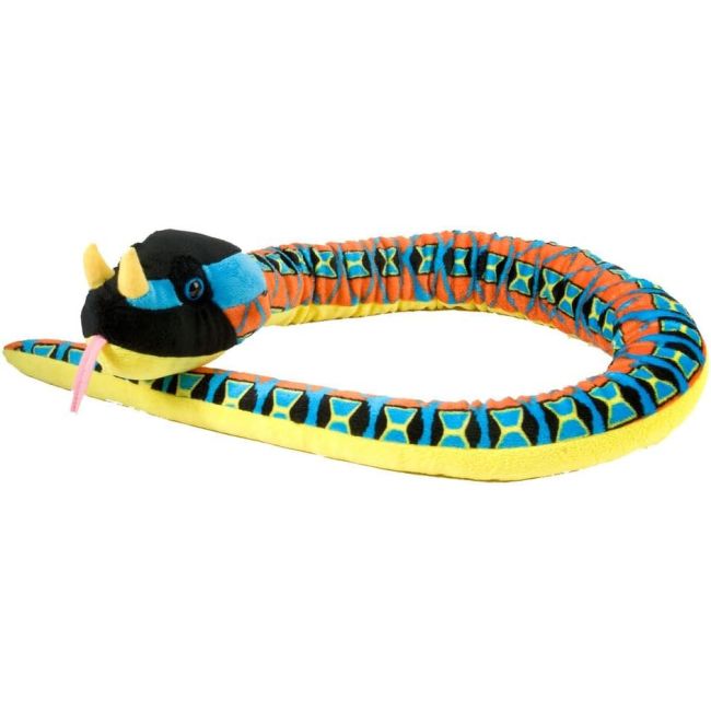 Sarpe rhino viper- jucarie plus wild republic 137 cm wr89088