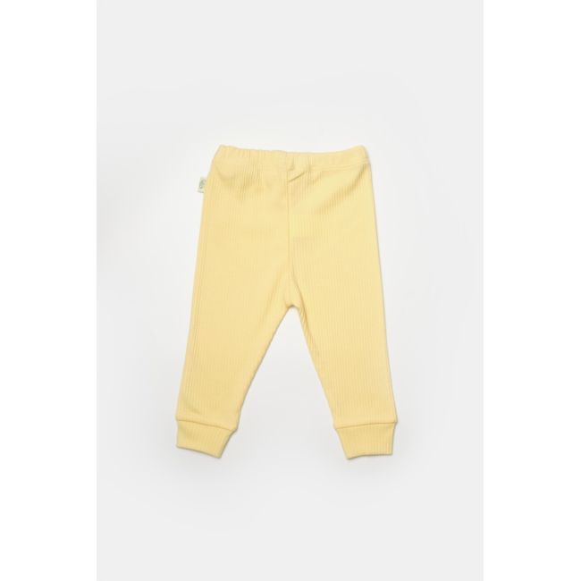 Set 2 pantaloni Bamboo, galben, BabyCosy, 50%bumbac+50% bambus (Marime: 6-9 luni) JEMBC-CSYB9031-6
