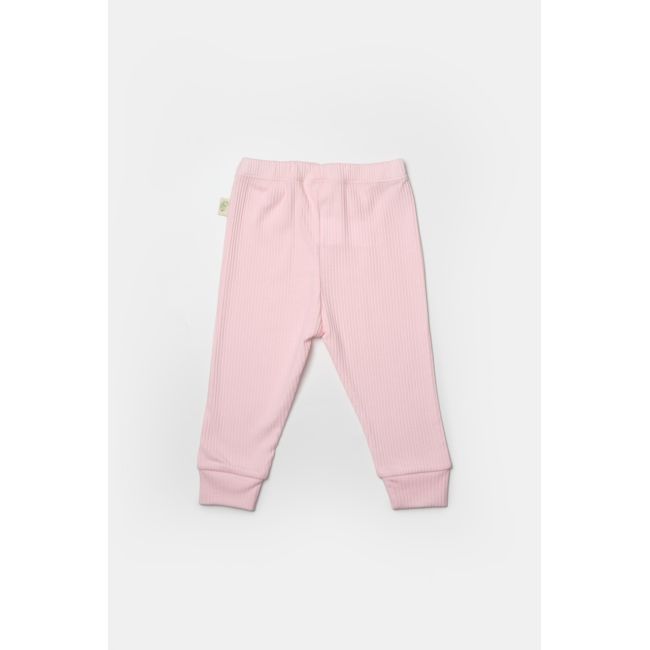 Set 2 pantaloni Bamboo, roz, BabyCosy, 50%bumbac+50% bambus (Marime: 6-9 luni) JEMBC-CSYB9030-6