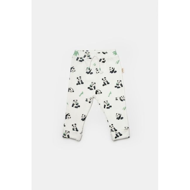 Set 2 pantaloni Panda, BabyCosy, 50%bumbac+50% bambus (Marime: 6-9 luni) JEMBC-CSYB9059-6