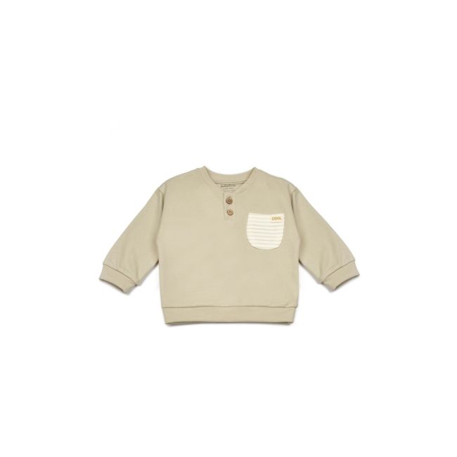 Set bluzita si pantaloni COOL cu buzunar - Verde, BabyCosy (Marime: 9-12 luni) JEMBC-CSYR4514-9