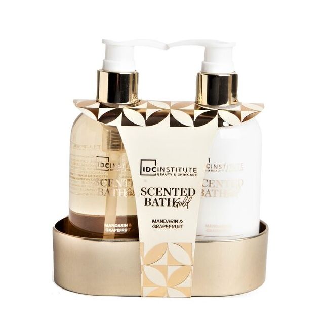 Set ingrijire maini Scented Bath Gold Hand Care IDC Institute 42118, 500 ml