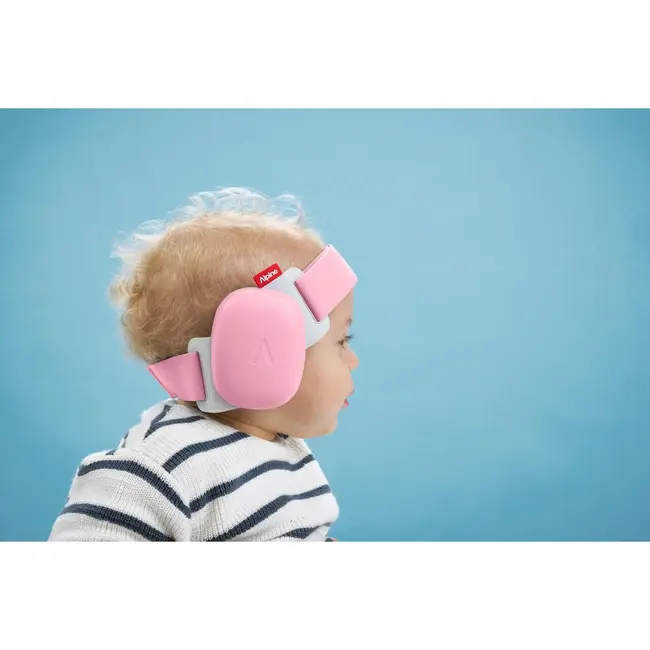 Casti antifonice pentru bebelusi Alpine Muffy BABY Rose Pink, ALP29642