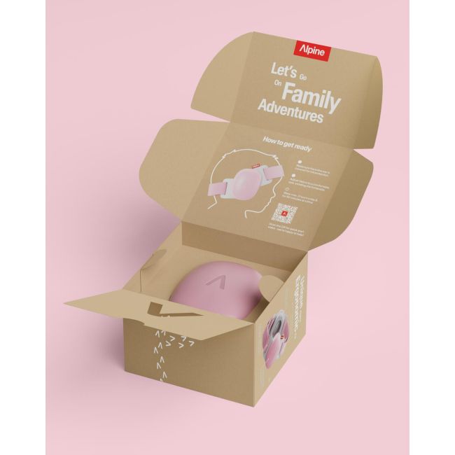 Casti antifonice pentru bebelusi Alpine Muffy BABY Rose Pink, ALP29642