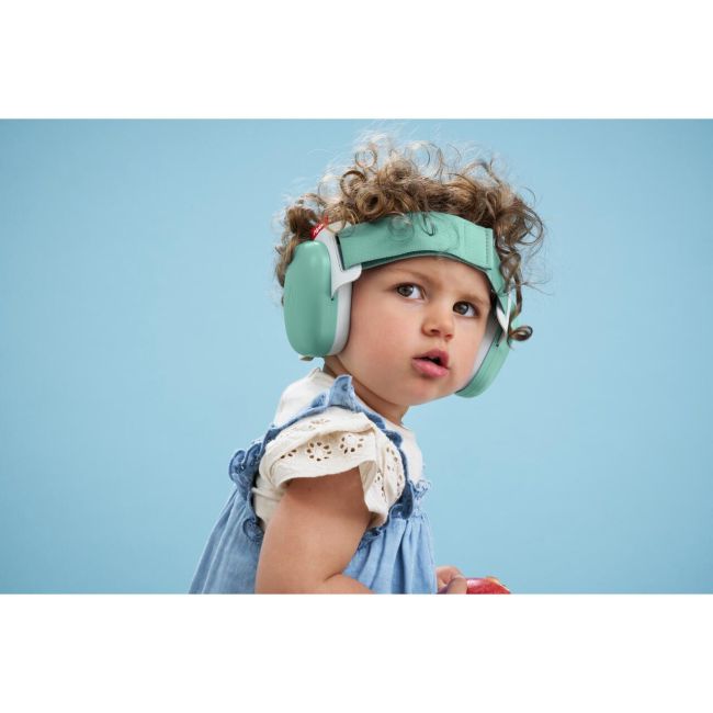 Casti antifonice pentru bebelusi Alpine Muffy BABY Sage Green, ALP9734