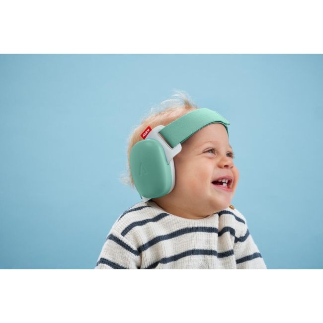 Casti antifonice pentru bebelusi Alpine Muffy BABY Sage Green, ALP9734