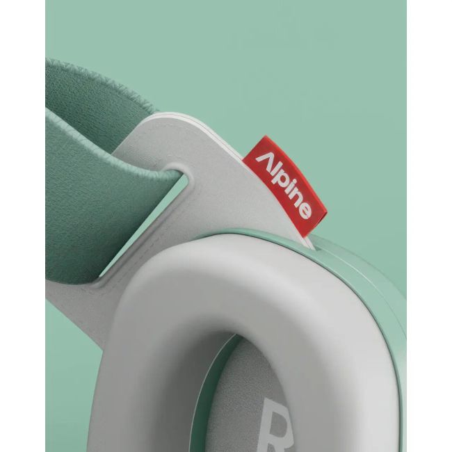 Casti antifonice pentru bebelusi Alpine Muffy BABY Sage Green, ALP9734