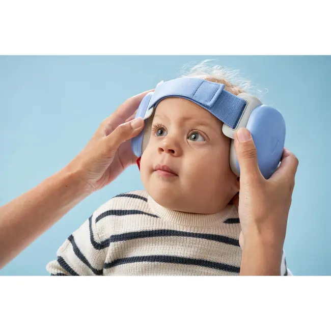 Casti antifonice pentru bebelusi Alpine Muffy BABY Sky Blue, ALP29673