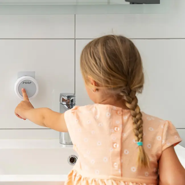 Cronometru dublu, pentru spalarea mainilor si periajul dintilor, sustine igiena temeinica la copiii de peste 24 luni, protectie apa IP65, Reer 79290