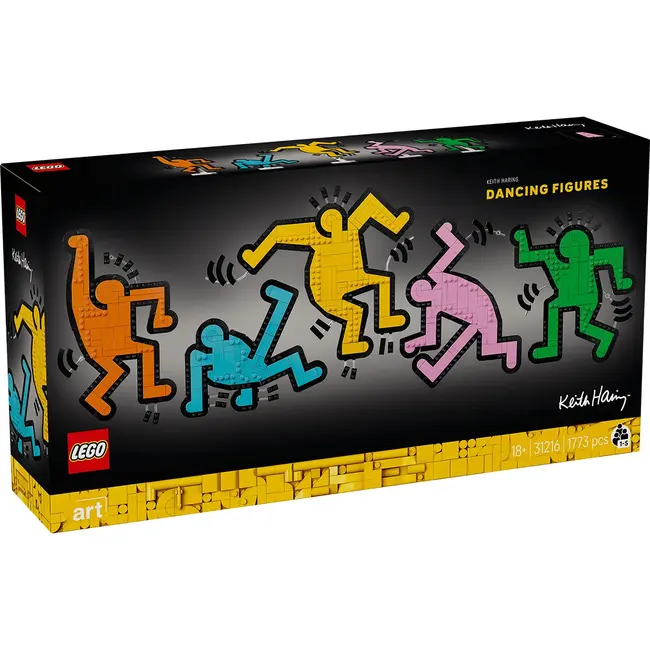LEGO ART KEITH HARING FIGURINE CARE DANSEAZA 31216 VIVLEGO31216