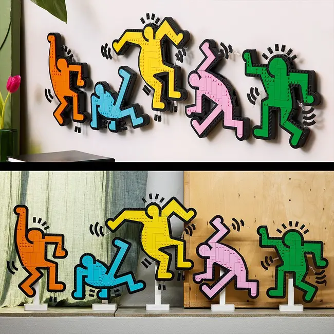 LEGO ART KEITH HARING FIGURINE CARE DANSEAZA 31216 VIVLEGO31216