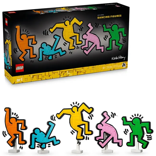 LEGO ART KEITH HARING FIGURINE CARE DANSEAZA 31216 VIVLEGO31216