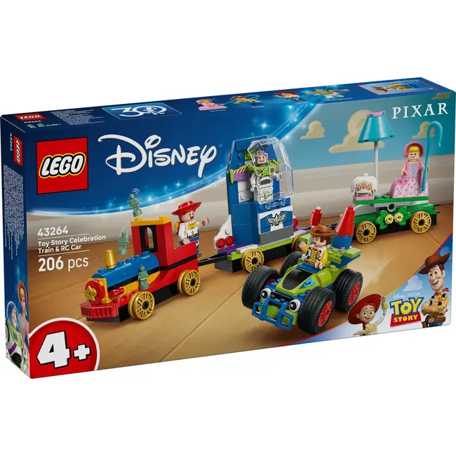LEGO DISNEY TREN ANIVERSAR SI MASINA RC DIN TOY STORY 43264 VIVLEGO43264