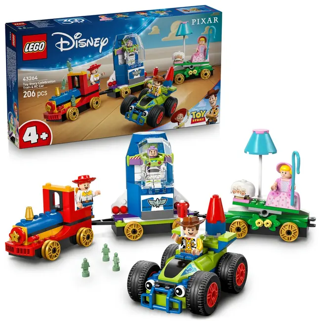 LEGO DISNEY TREN ANIVERSAR SI MASINA RC DIN TOY STORY 43264 VIVLEGO43264
