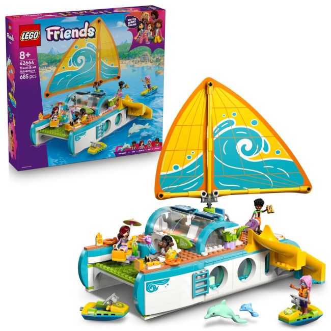 LEGO FRIENDS CALATORIA AVENTUROASA CU BARCA 42664 VIVLEGO42664