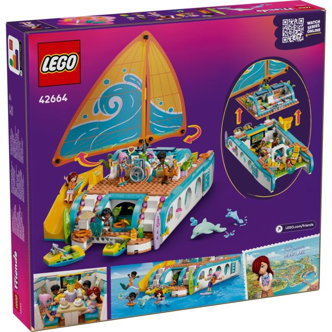 LEGO FRIENDS CALATORIA AVENTUROASA CU BARCA 42664 VIVLEGO42664
