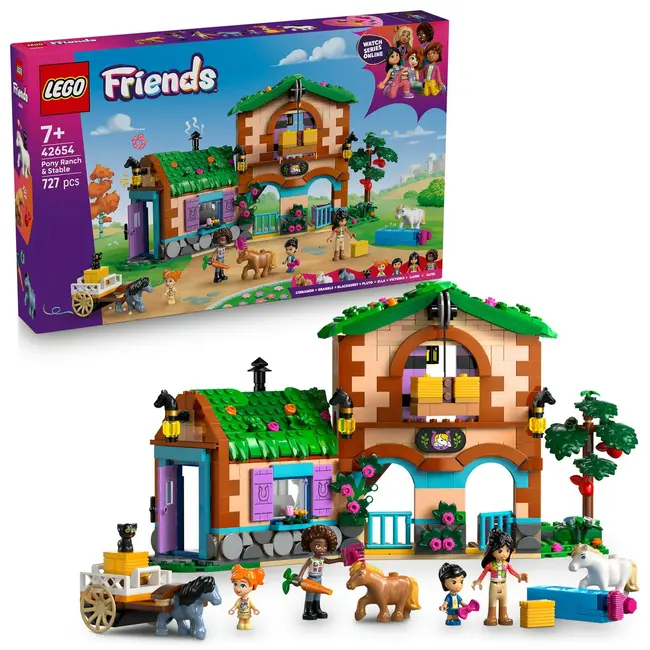 LEGO FRIENDS FERMA SI GRAJD PENTRU PONEI 42654 VIVLEGO42654