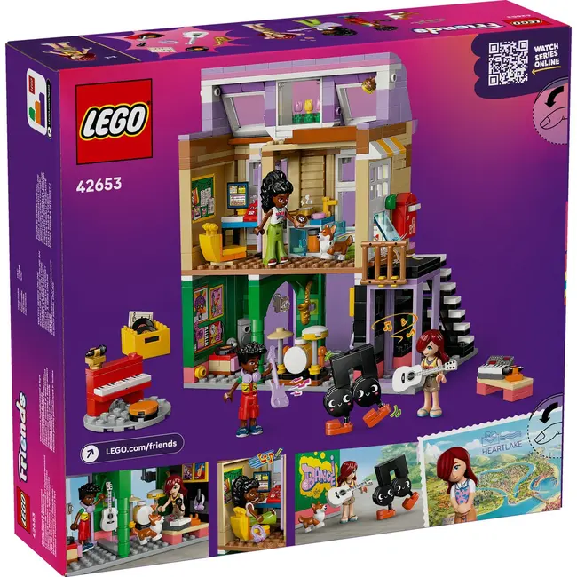 LEGO FRIENDS MAGAZIN DE MUZICA SI APARTAMENT 42653 VIVLEGO42653