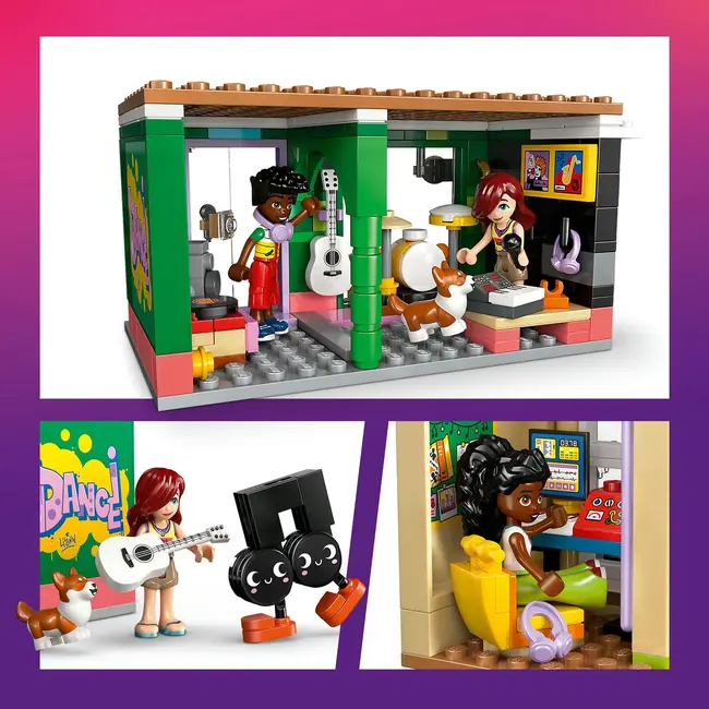 LEGO FRIENDS MAGAZIN DE MUZICA SI APARTAMENT 42653 VIVLEGO42653