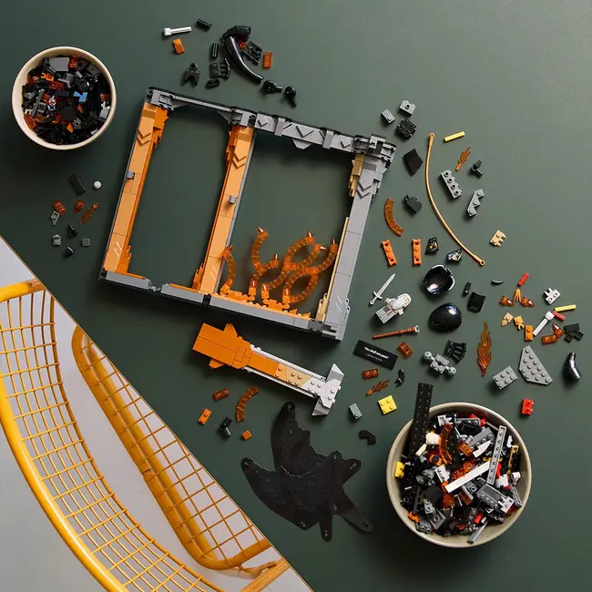 LEGO ICONS STAPANUL INELELOR DIORAMA PENTRU BIBLIOTECA CU UN BARLOG 10367 VIVLEGO10367