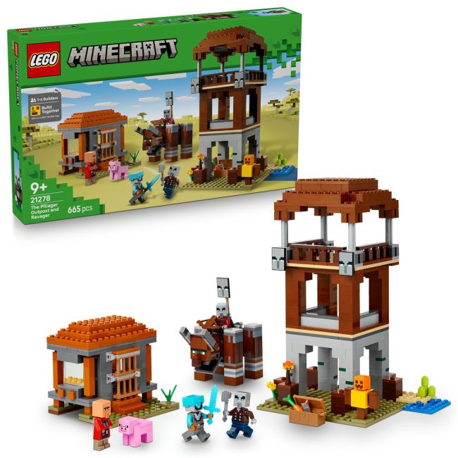 LEGO MINECRAFT AVANPOSTUL JEFUITORULUI SI DISTRUGATOR 21278 VIVLEGO21278