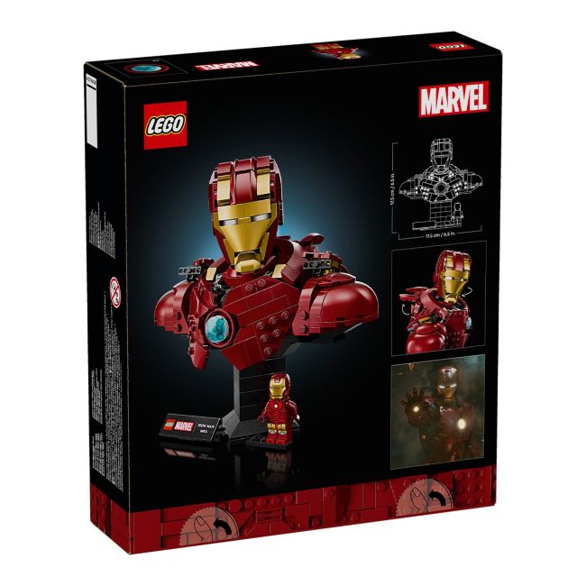 LEGO SUPER HEROES BUST IRON MAN 76327 VIVLEGO76327
