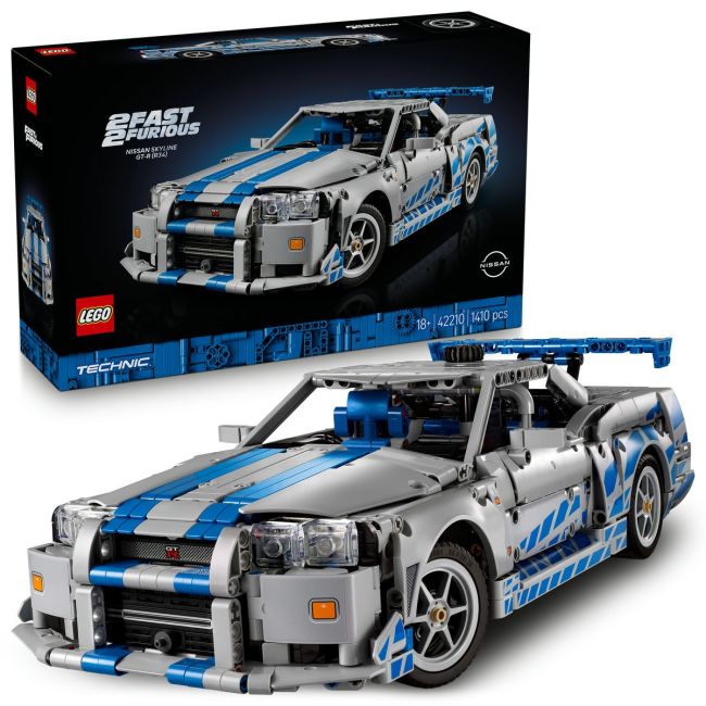 LEGO TECHNIC 2 FAST 2 FURIOUS NISSAN SKYLINE GT-R R34 42210 VIVLEGO42210