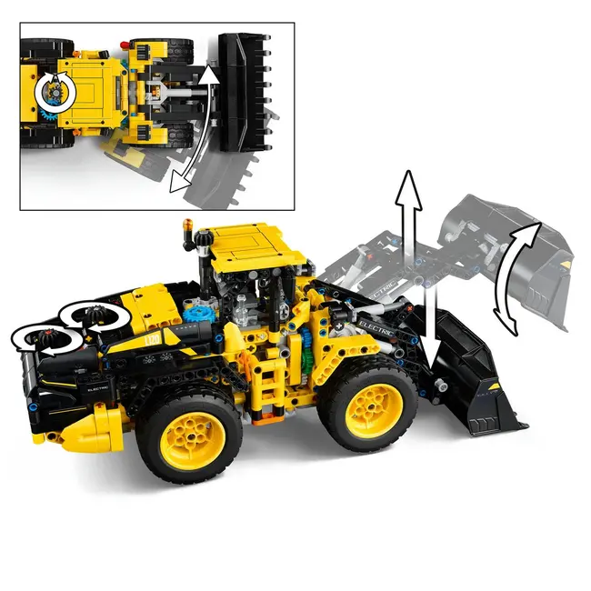 LEGO TECHNIC INCARCATOR FRONTAL VOLVO L120 ELECTRIC 42209 VIVLEGO42209