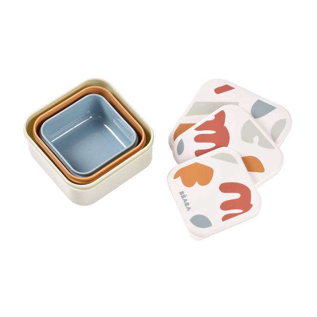 Set 3 caserole pentru gustari  Beaba Playful ERFB913589