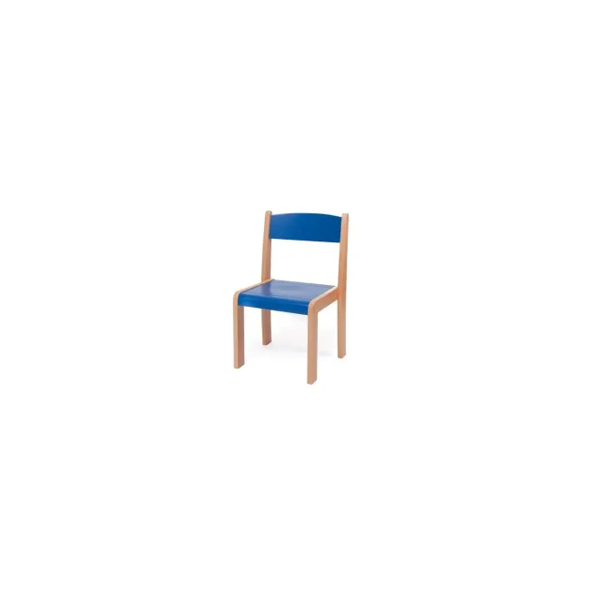 Set masa si 4 scaune gradinita Bambi, H35, albastru/verde DRM10095