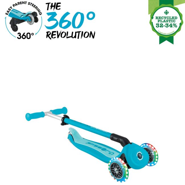 Trotineta Globber Go-Up 3 in 1 Active, Eco, rotire 360, blue FUNK749-300
