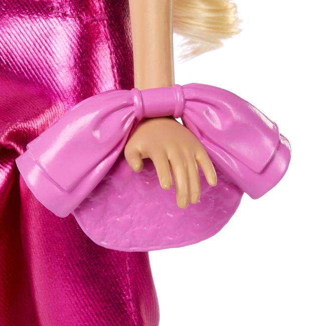 BARBIE DELUXE STYLE PAPUSA BARBIE TINUTA ROZ METALIZAT VIVMTJFP40