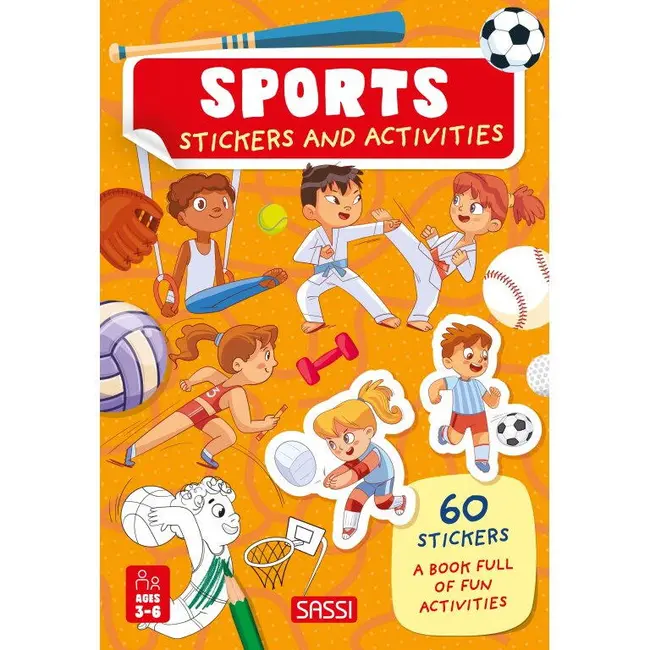 Carte de activitati cu abtibilduri - ora de sport