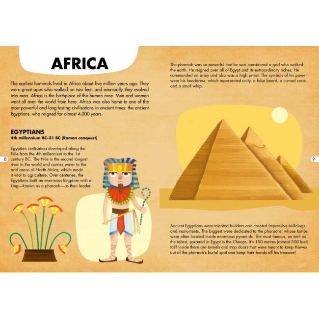 Cunoaste si exploreaza - puzzle civilizatii antice (200 piese)