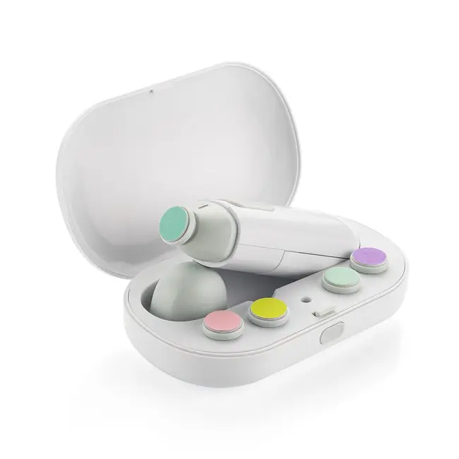 Pila electrica de unghii pentru copii si bebelusi, 5 pile diferite, Reer BabyCare 81100