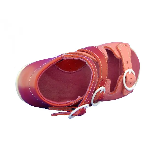 Sandale copii Thassos-Rosu (Marime: 18, Culoare nappa: Roz-rosu)