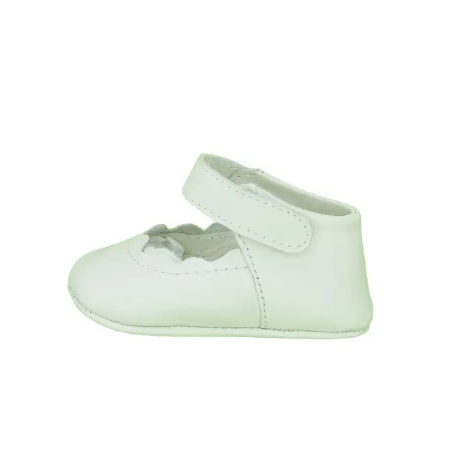 Balerini Baby "Lore" (Marime: 17, Culoare nappa: alb)