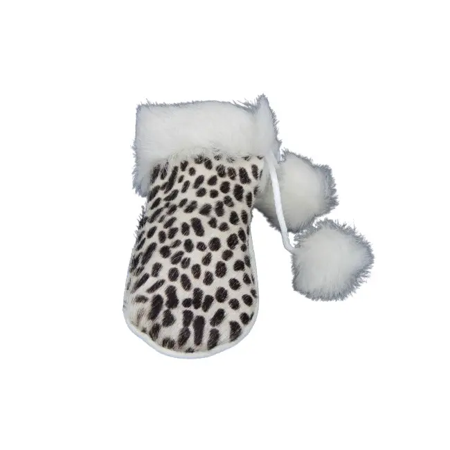 Barefoot-Socks BabyMoi Polar (Marime: 18, Culoare nappa: Leopard print)
