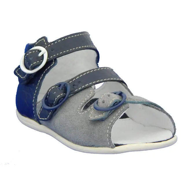 Sandale copii Thassos-Gri (Culoare nappa: gri, Marime: 23)