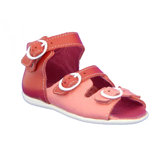 Sandale copii Thassos-Rosu (Marime: 21, Culoare nappa: Roz-rosu)