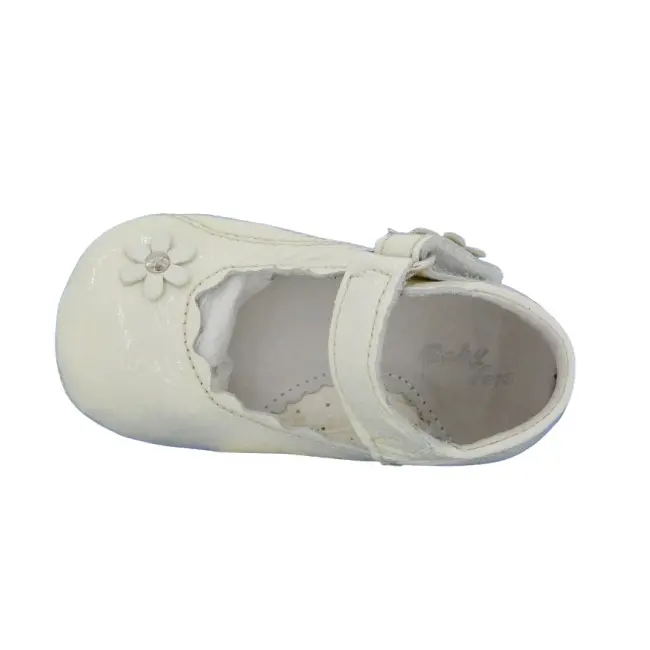 Balerini baby Katia (Marime: 18, Culoare nappa: alb)