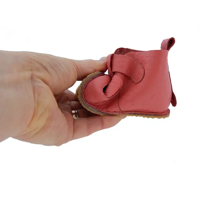 Ghetute Barefoot Baby fox (Marime: 21, Culoare nappa: Fucsia, Decor: Floare)