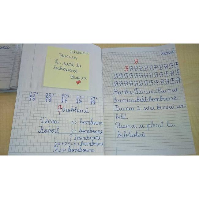 CAIET Liniatura Combinata NumLit CLN-cls1 BBJCLN-cls1_Initiala