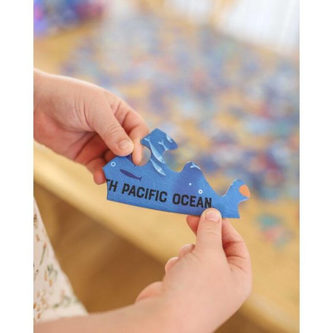 Cunoaste si exploreaza - puzzle mari si oceane (205 piese)