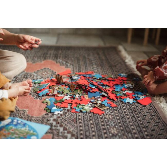 Cunoaste si exploreaza - puzzle monumentele lumii (200 piese)