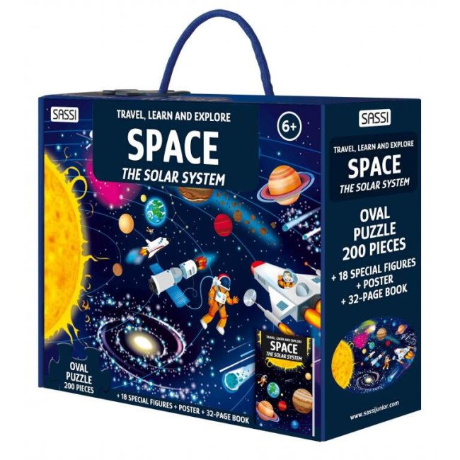 Cunoaste si exploreaza - puzzle sistemul solar (200 piese)